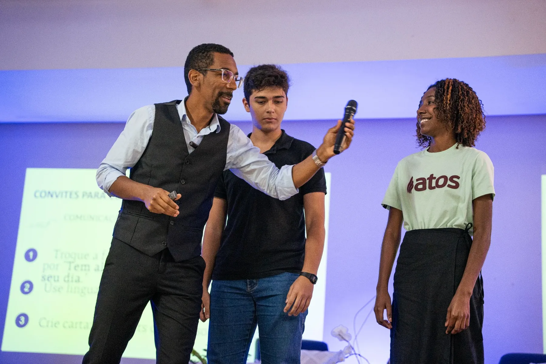 Dinâmica em palestra